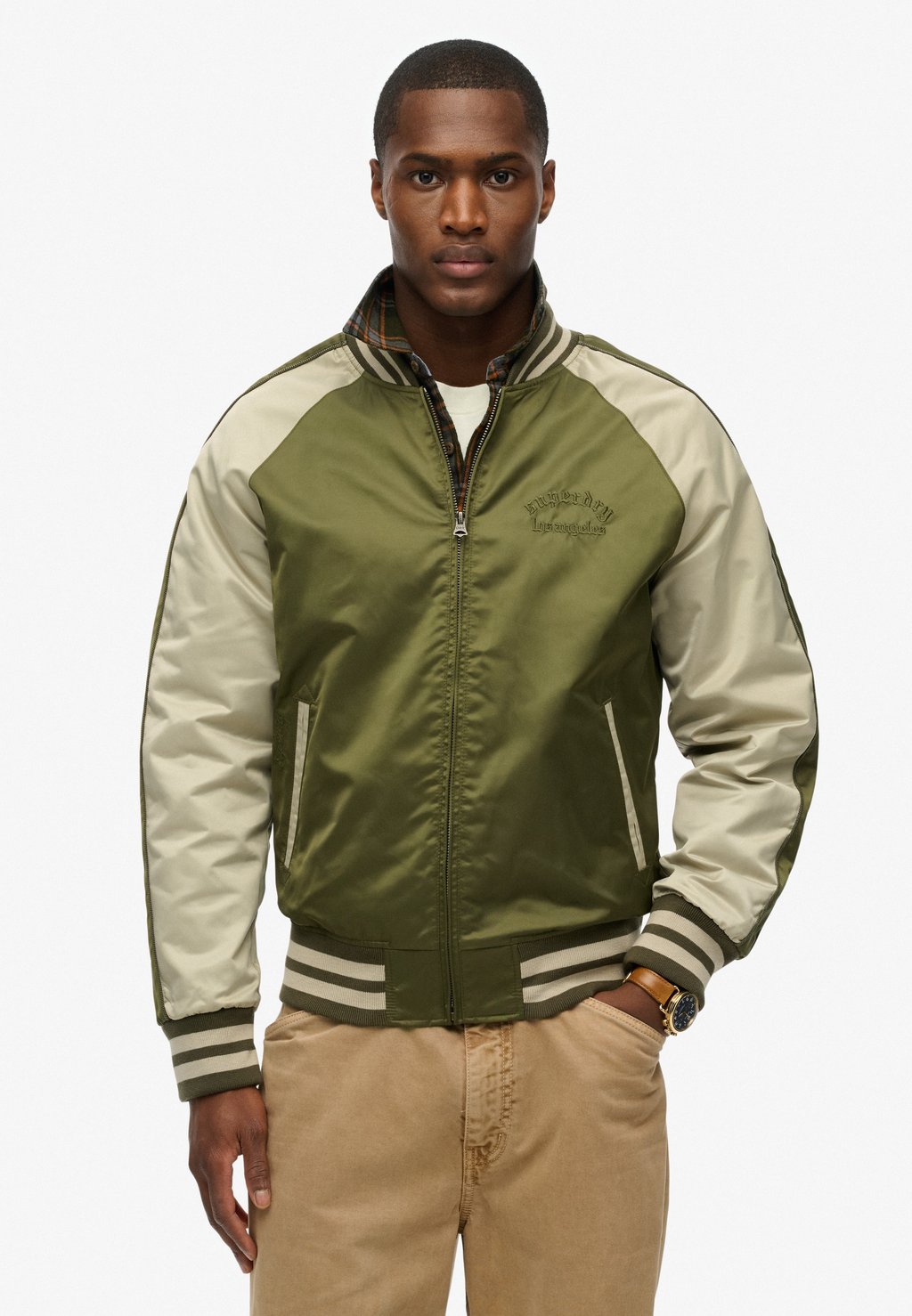 Куртка-бомбер Superdry, зеленый
Куртка-бомбер Superdry, зеленый