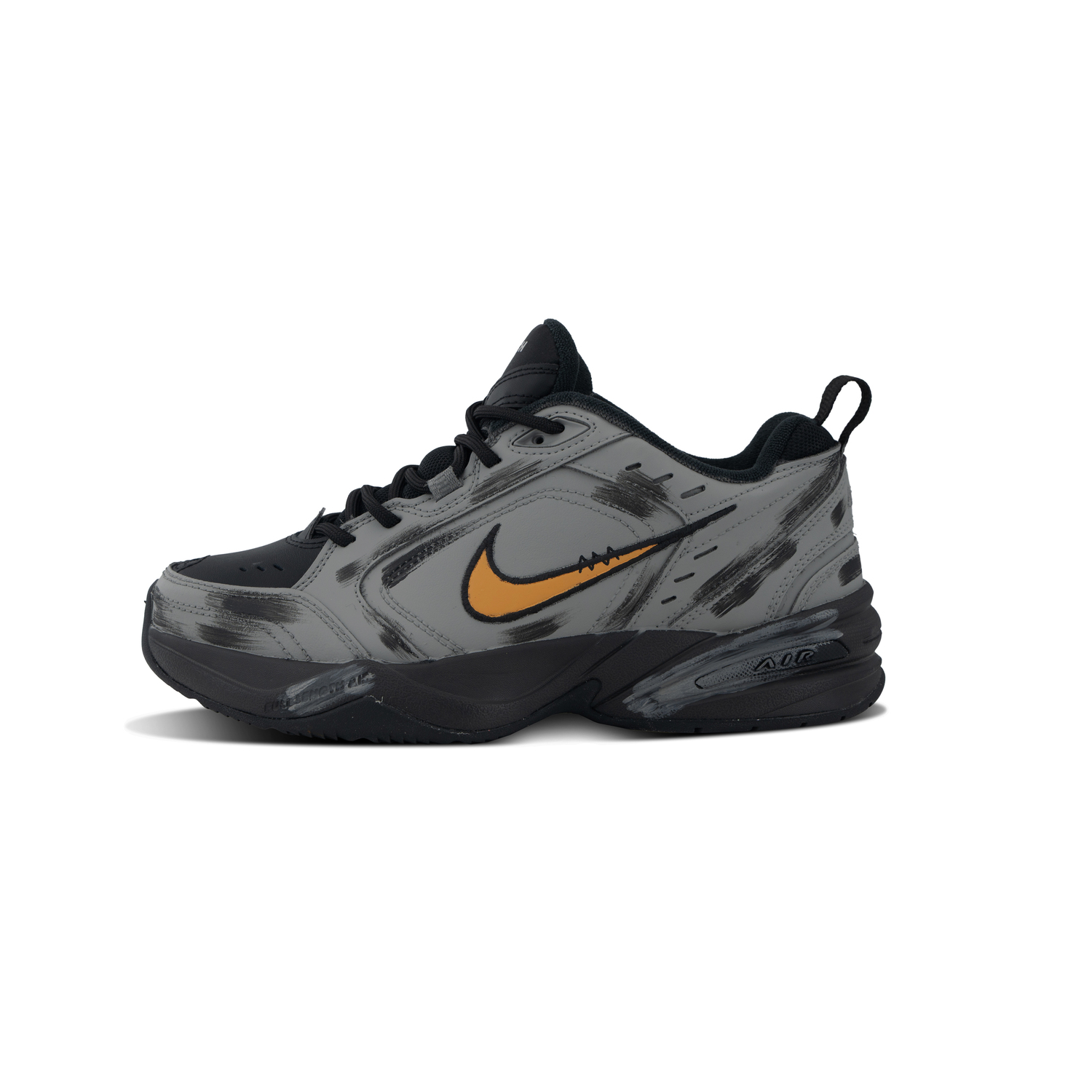 Nike Air Monarch 4 Abrasion Resistant Low top Chunky Sneakers Unisex Black Gray
Nike Air Monarch 4 Abrasion Resistant Low top Chunky Sneakers Unisex Black Gray