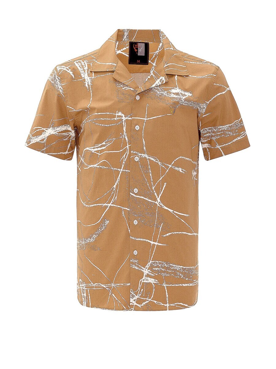 Повседневная рубашка By Diess Collection Regular fit Button Up Shirt, коричневый
Повседневная рубашка By Diess Collection Regular fit Button Up Shirt, коричневый