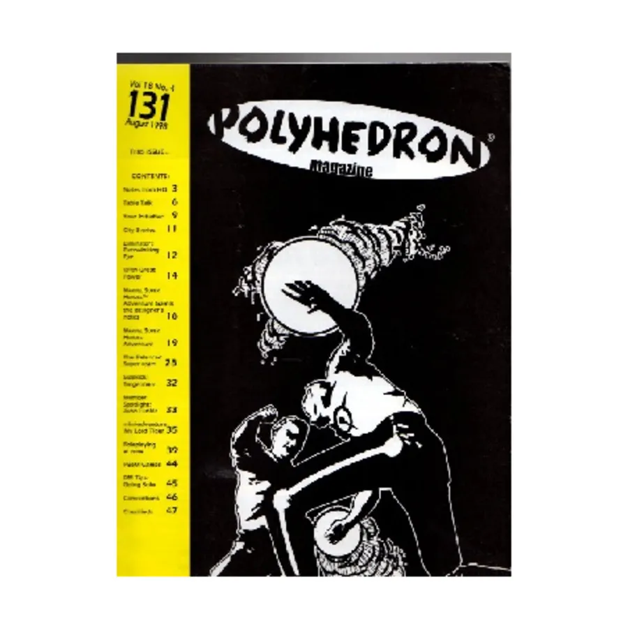 Журнал #131 "Marvel Super Heroes Designer Notes, My Lord Tiger Mini-Adventure", Polyhedron Magazine #101 - #148
Журнал #131 "Marvel Super Heroes Designer Notes, My Lord Tiger Mini-Adventure", Polyhedron Magazine #101 - #148