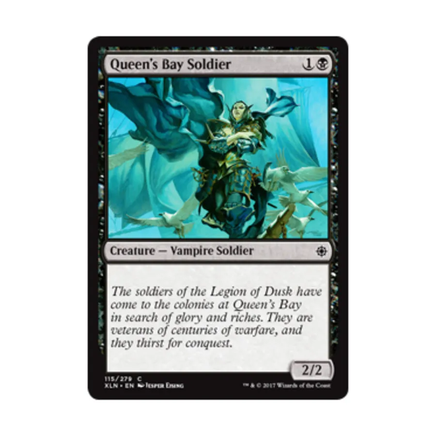 CCG Солдат Квинс-Бэй (К), MTG - Ixalan
CCG Солдат Квинс-Бэй (К), MTG - Ixalan