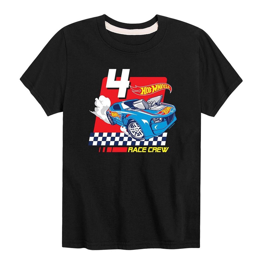 Футболка Hot Wheels Race Crew для мальчиков 8–20 лет на 4-й день рождения, черный
Футболка Hot Wheels Race Crew для мальчиков 8–20 лет на 4-й день рождения, черный