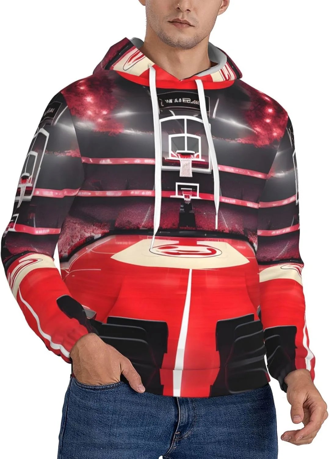 Мужская флисовая худи с капюшоном - принт Basketball Arenas, мягкая теплая толстовка с карманом BaerK
Мужская флисовая худи с капюшоном - принт Basketball Arenas, мягкая теплая толстовка с карманом BaerK