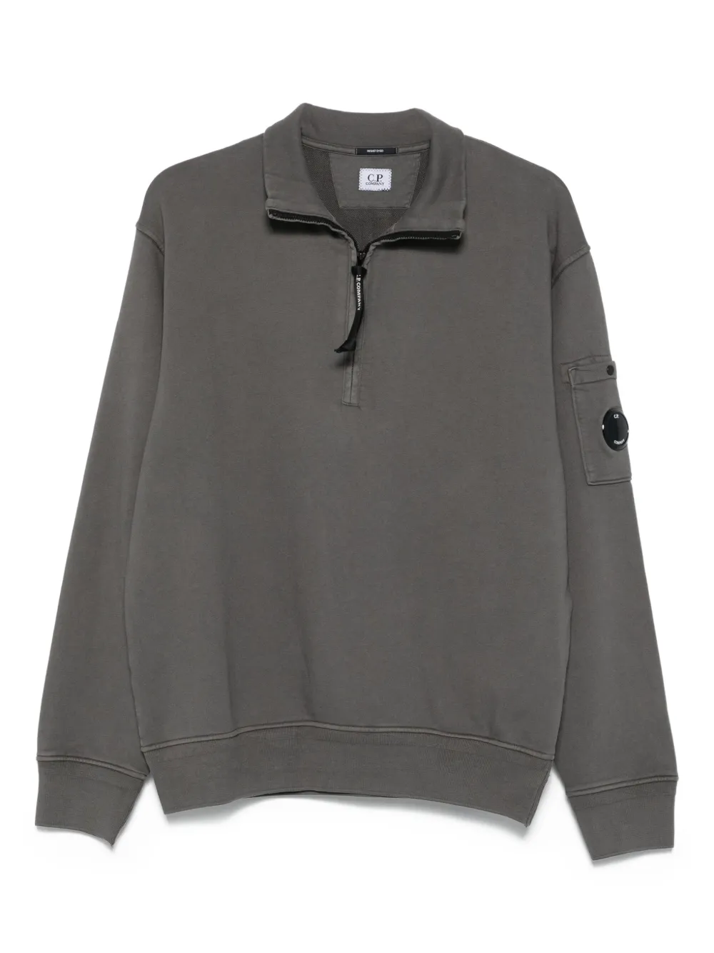 Толстовка с воротником на молнии C.P. Company, серый
Толстовка с воротником на молнии C.P. Company, серый