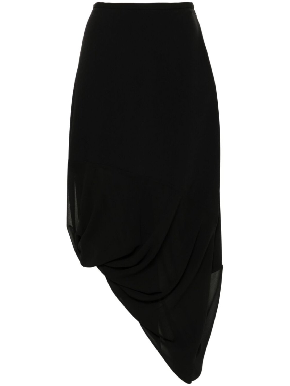 MM6 Maison Margiela юбка миди асимметричного кроя с драпировкой, черный
MM6 Maison Margiela юбка миди асимметричного кроя с драпировкой, черный
