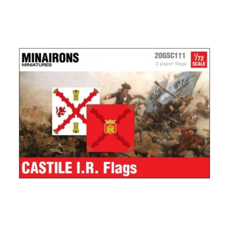 Флаги Кастилии ИК, War of Spanish Succession - Decals & Flags (1:72) 
Флаги Кастилии ИК, War of Spanish Succession - Decals & Flags (1:72)