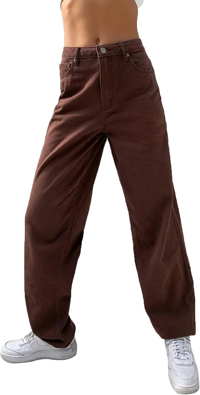 Женские джинсы Hnyenmcko Casual High Waisted Baggy Wide Leg
Женские джинсы Hnyenmcko Casual High Waisted Baggy Wide Leg