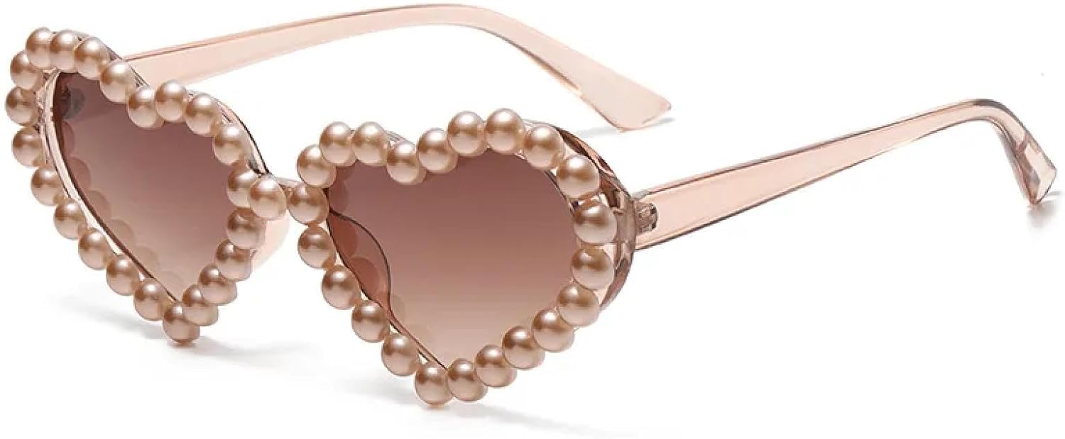 Солнцезащитные очки с защитой от УФ-излучения UV400 | Панковские очки в форме сердца для женщин и мужчин | Для занятий спортом на открытом воздухе и вождения DSVIGF, Brown
Солнцезащитные очки с защитой от УФ-излучения UV400 | Панковские очки в форме сердца для женщин и мужчин | Для занятий спортом на открытом воздухе и вождения DSVIGF, Brown