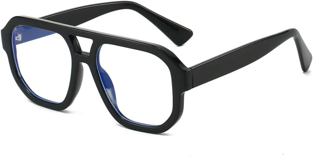 Ретро-солнцезащитные очки с двойной перемычкой, квадратной формы, модные женские солнцезащитные очки UV400, трендовые мужские очки с леопардовым принтом TVTBBVV, Black Clear
Ретро-солнцезащитные очки с двойной перемычкой, квадратной формы, модные женские солнцезащитные очки UV400, трендовые мужские очки с леопардовым принтом TVTBBVV, Black Clear