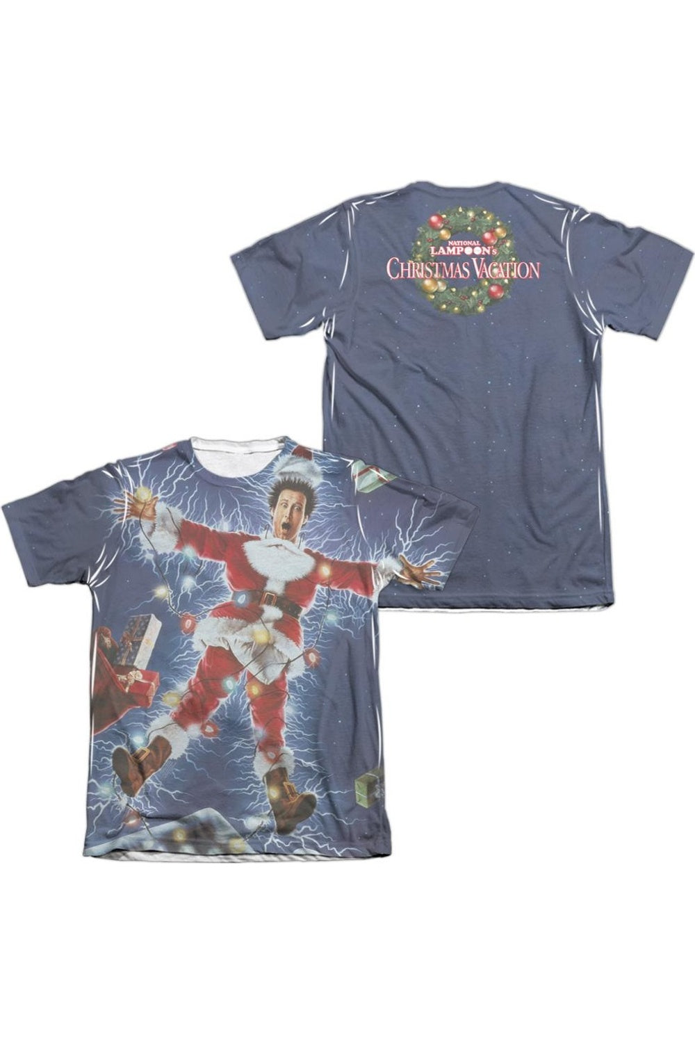 Футболка с коротким рукавом для взрослых из полиэстера/хлопка «Рождественские каникулы Электрифицированные» (принт спереди/сзади) Gildan, синий
Футболка с коротким рукавом для взрослых из полиэстера/хлопка «Рождественские каникулы Электрифицированные» (принт спереди/сзади) Gildan, синий