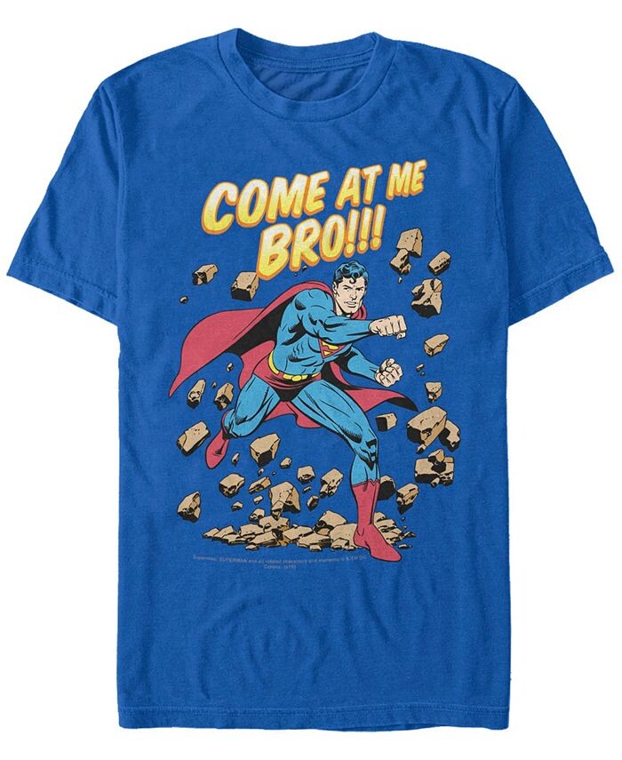 Мужская футболка DC Superman Come At Me Bro с короткими рукавами Fifth Sun, синий
Мужская футболка DC Superman Come At Me Bro с короткими рукавами Fifth Sun, синий