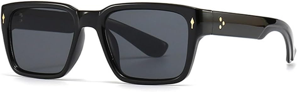 Солнцезащитные очки в стиле ретро с заклепками для женщин, модные градиентные очки с защитой от УФ-излучения UV400, трендовые солнцезащитные очки для мужчин TKKTLLT, Black Gray
Солнцезащитные очки в стиле ретро с заклепками для женщин, модные градиентные очки с защитой от УФ-излучения UV400, трендовые солнцезащитные очки для мужчин TKKTLLT, Black Gray