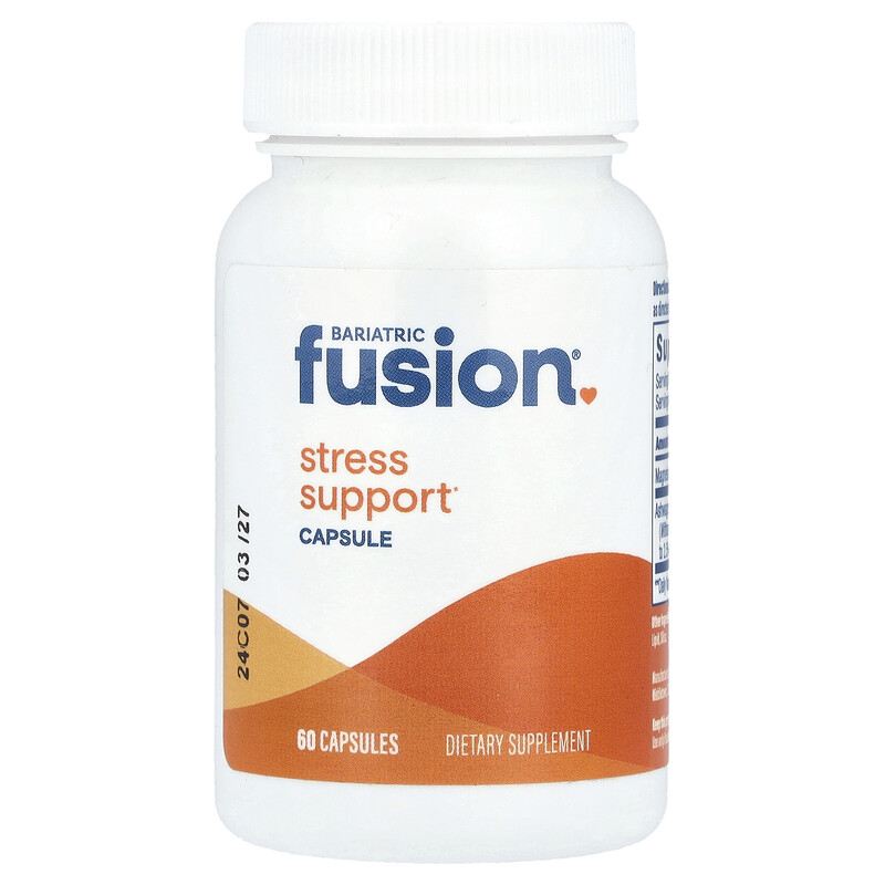 Bariatric Fusion, Stress Support`` 60 капсул
Bariatric Fusion, Stress Support`` 60 капсул