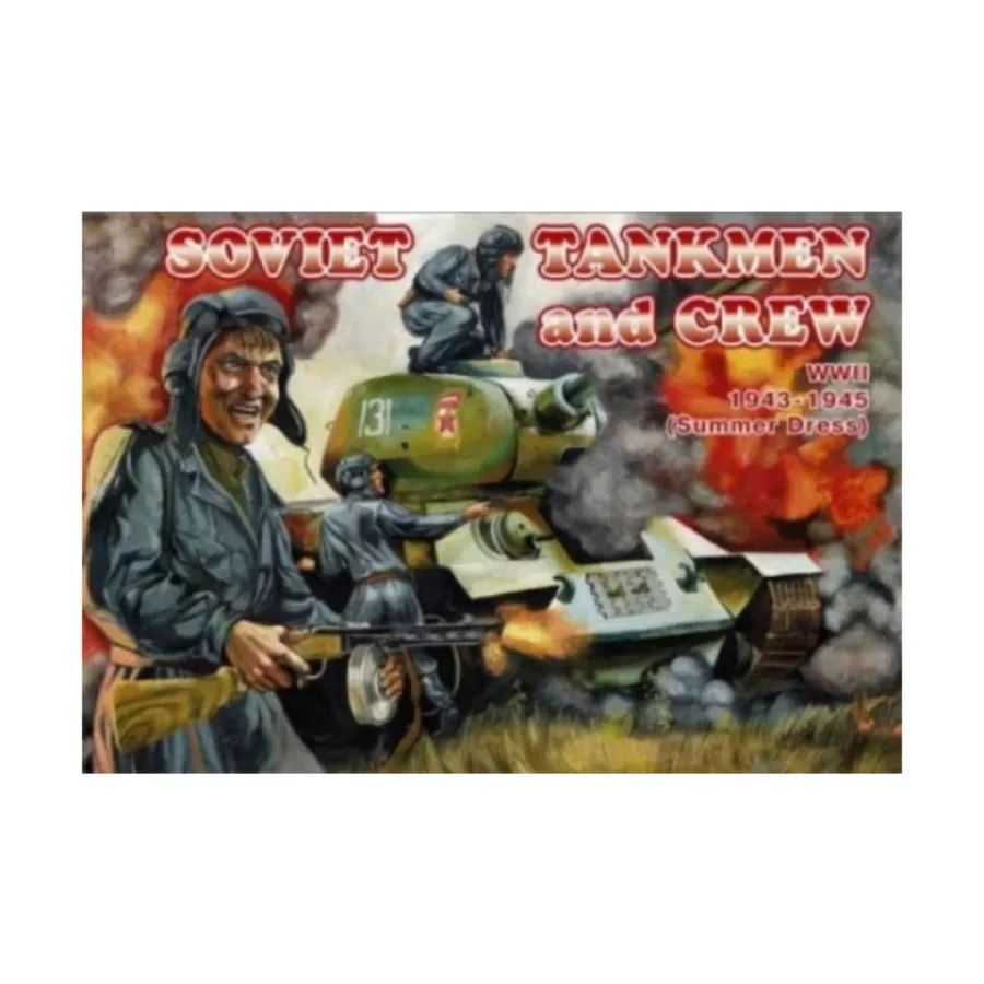 Советские танкисты и экипаж (Летнее платье), Military Miniatures - World War II (1:72) (Haron Miniatures)
Советские танкисты и экипаж (Летнее платье), Military Miniatures - World War II (1:72) (Haron Miniatures)