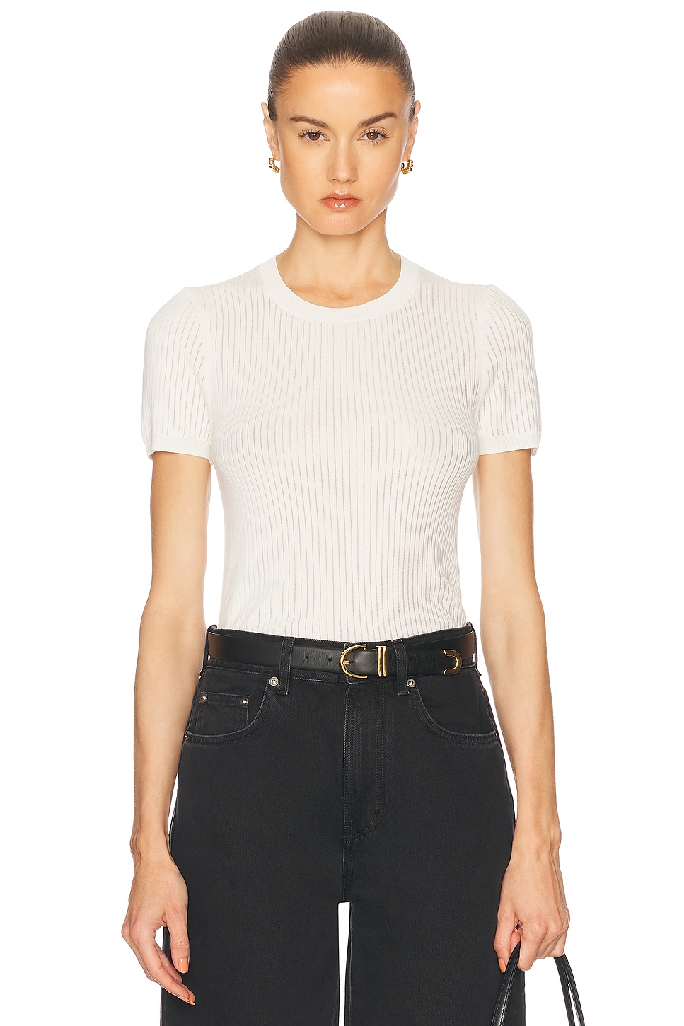 Свитер Zandra Top Nili Lotan, Ivory 
Свитер Zandra Top Nili Lotan, Ivory