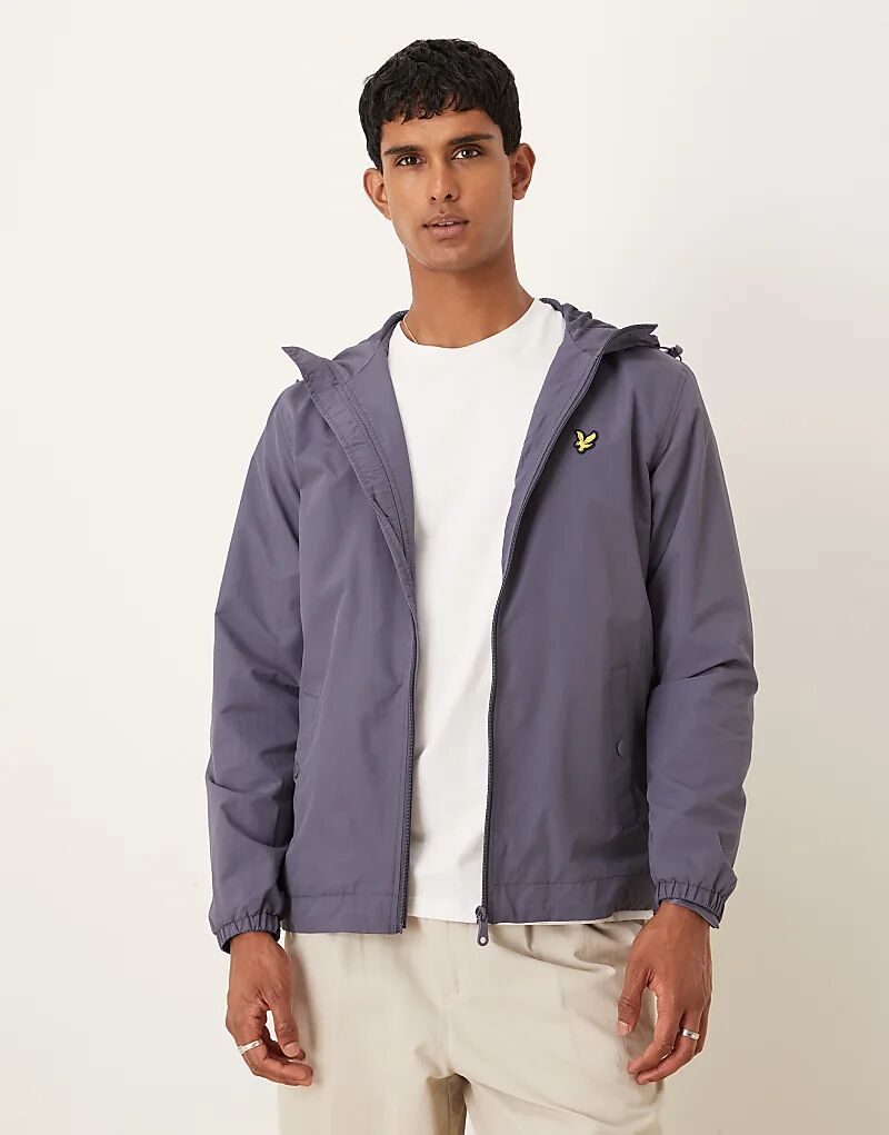 Куртка Lyle & Scott с капюшоном на молнии в цвете «серый камень»
Куртка Lyle & Scott с капюшоном на молнии в цвете «серый камень»