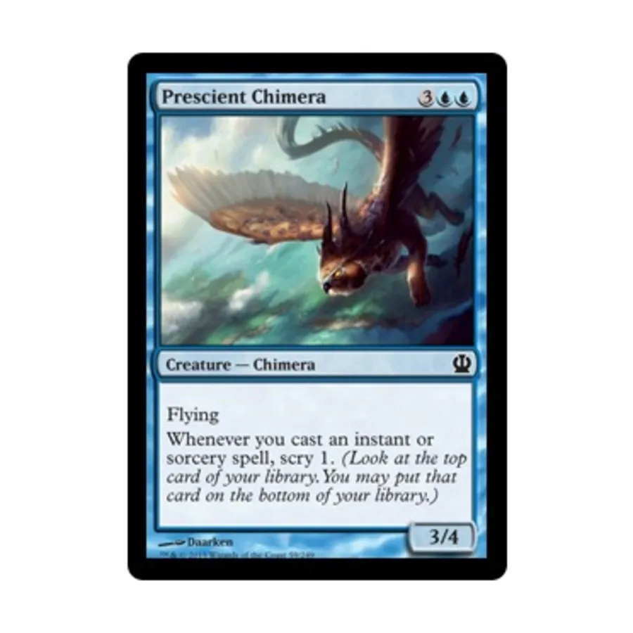 CCG Пророческая Химера (С) (Фольга), MTG - Theros
CCG Пророческая Химера (С) (Фольга), MTG - Theros