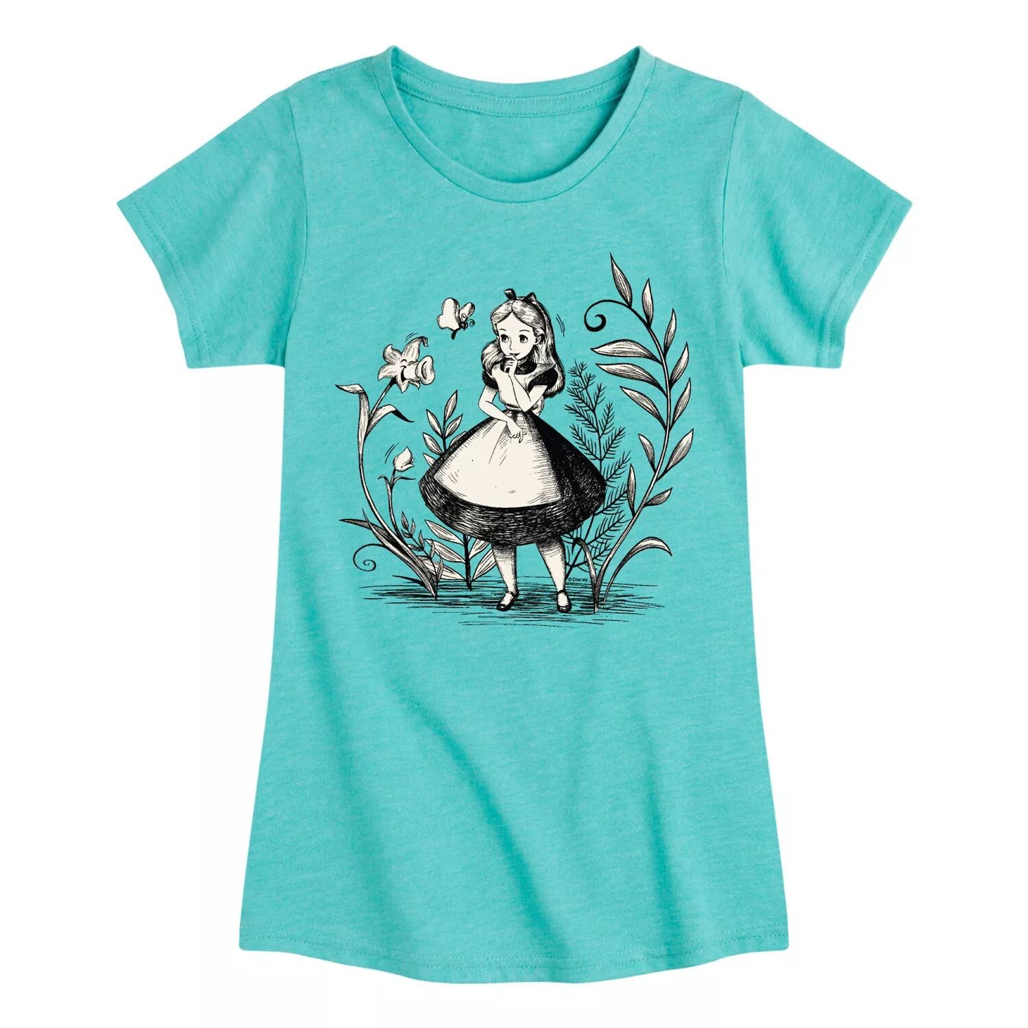 Футболка с рисунком Алисы в стране чудес для девочек 7–16 лет Disney's Alice Sketch Licensed Character, синий
Футболка с рисунком Алисы в стране чудес для девочек 7–16 лет Disney's Alice Sketch Licensed Character, синий