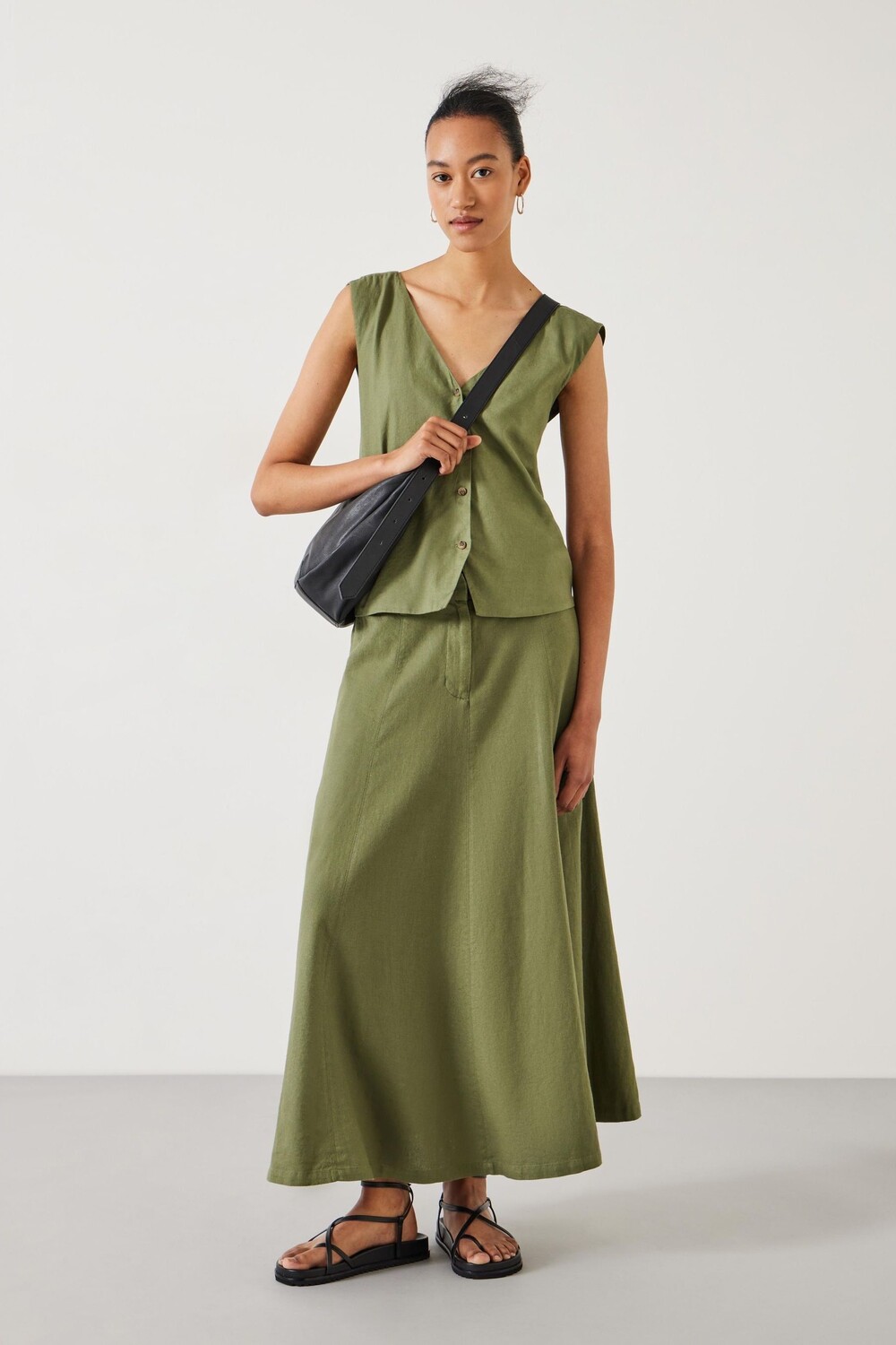 Юбка макси Juliah трапециевидного силуэта Hush, зеленый
Юбка макси Juliah трапециевидного силуэта Hush, зеленый