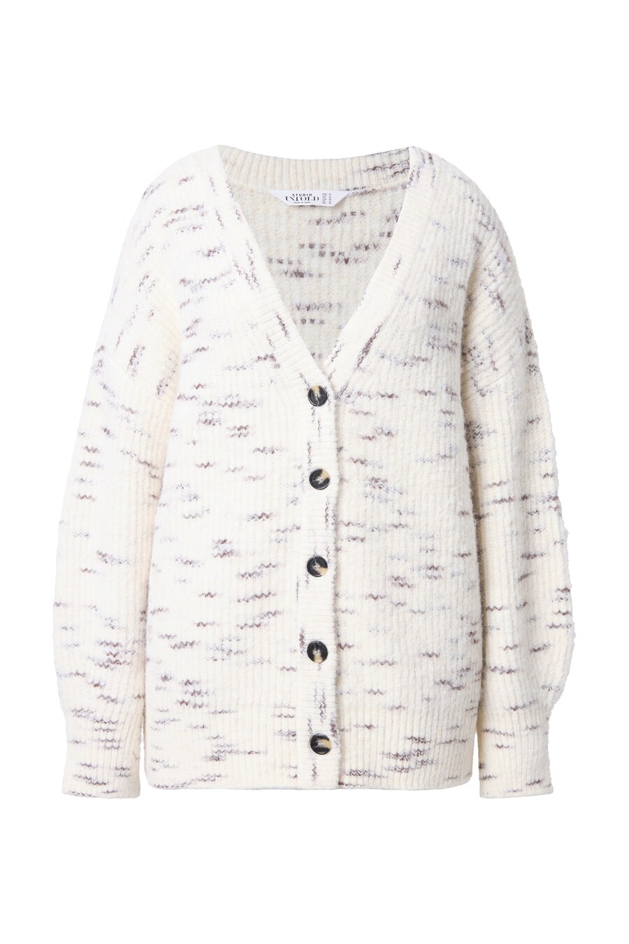 Кардиган оверсайз Studio Untold, Mottled White
Кардиган оверсайз Studio Untold, Mottled White