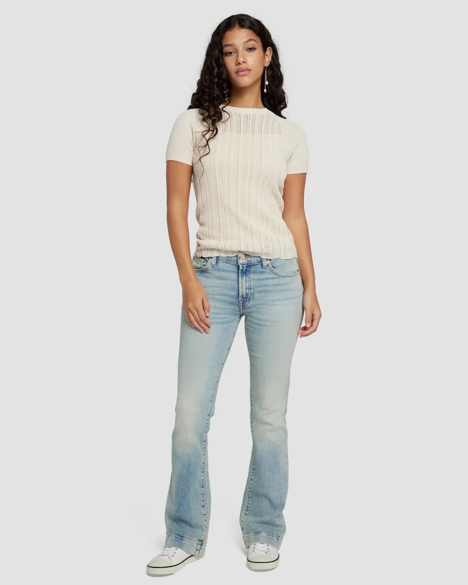 Женские расклешенные джинсы Bootcut Tailorless со средней посадкой 7 For all mankind, голубой
Женские расклешенные джинсы Bootcut Tailorless со средней посадкой 7 For all mankind, голубой