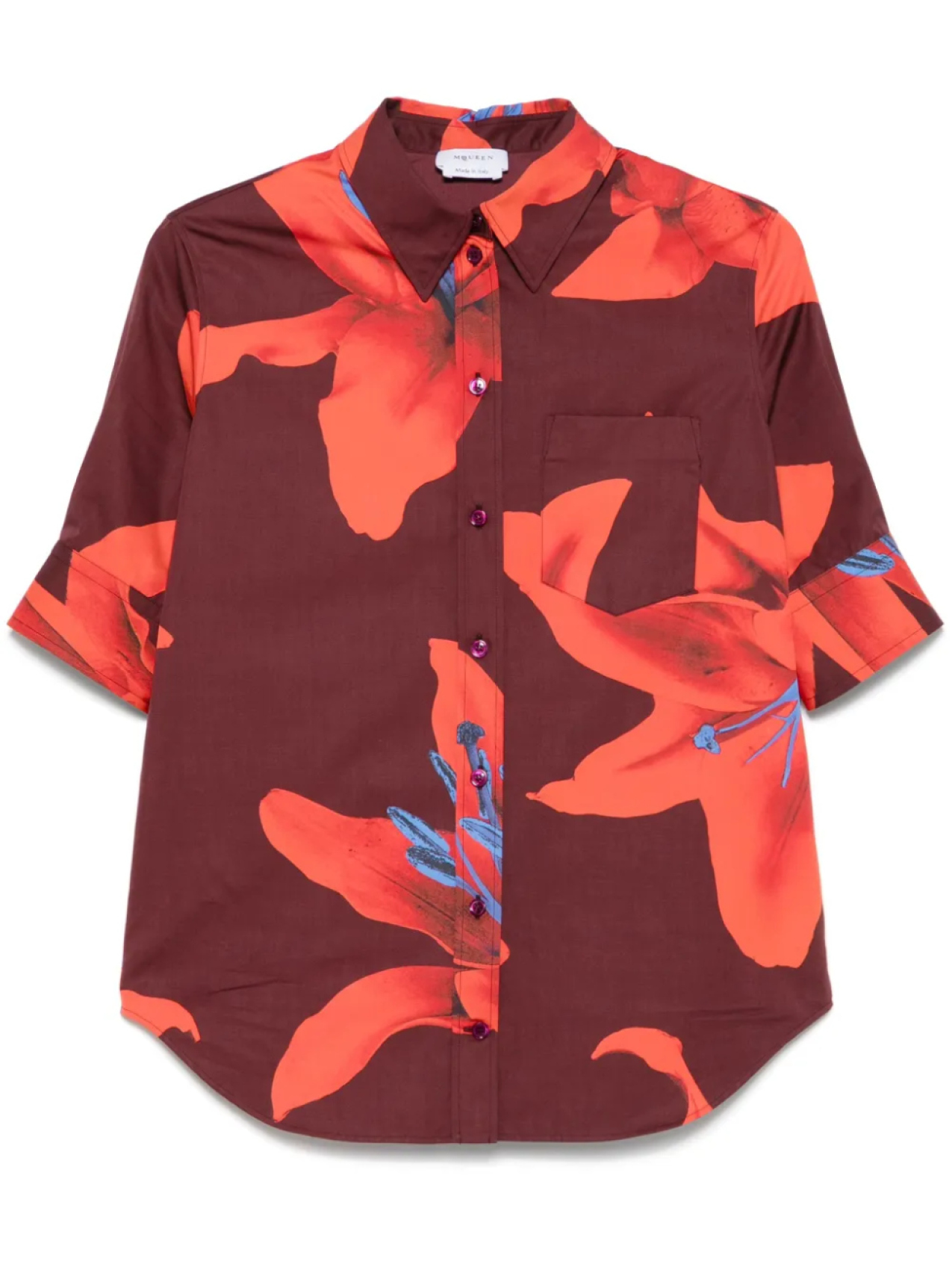 Alexander McQueen рубашка с цветочным принтом, красный
Alexander McQueen рубашка с цветочным принтом, красный