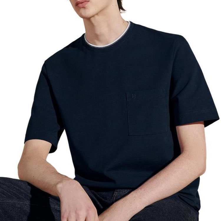 Футболка мужская синяя HERMES, морской синий
Футболка мужская синяя HERMES, морской синий