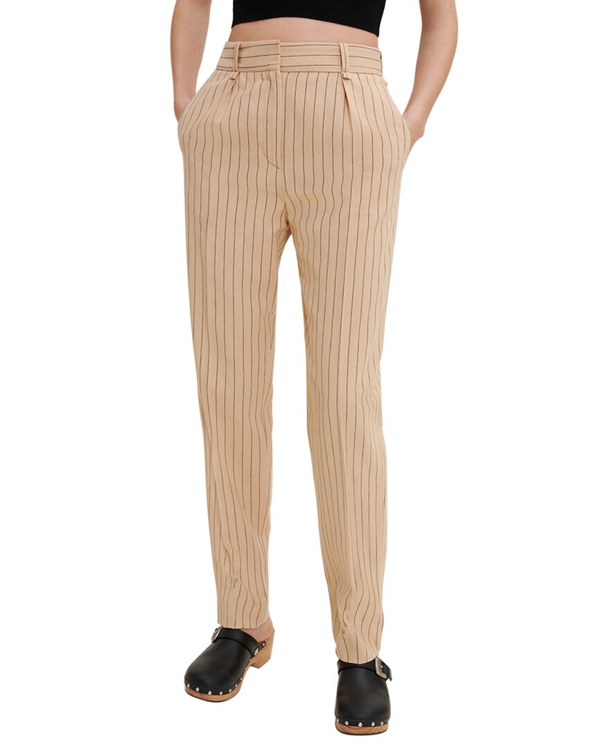 Брюки Maje из льняной смеси, коричневый
Брюки Maje из льняной смеси, коричневый