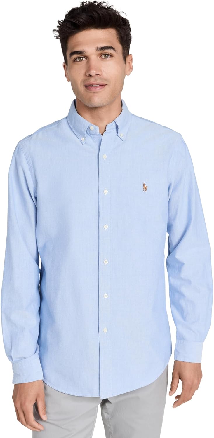 POLO RALPH LAUREN Мужская классическая рубашка Iconic Oxford, Blue
POLO RALPH LAUREN Мужская классическая рубашка Iconic Oxford, Blue