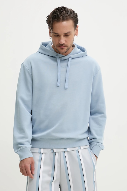 Хлопковая толстовка Hugo, синий
Хлопковая толстовка Hugo, синий