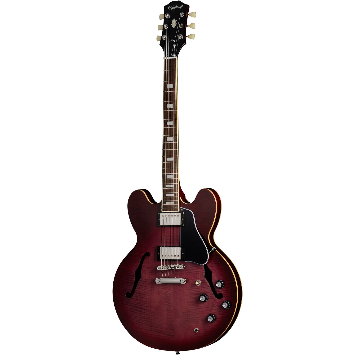 Epiphone ES-335 Фигурная полуполая электрогитара ограниченной серии Raspberry Burst
Epiphone ES-335 Фигурная полуполая электрогитара ограниченной серии Raspberry Burst