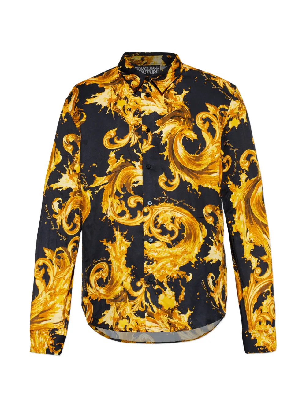Рубашка с барочным принтом Versace Jeans Couture, черный
Рубашка с барочным принтом Versace Jeans Couture, черный