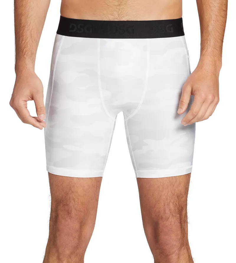 Мужские шорты с компрессионными карманами DSG 7 дюймов, цвет Pure White Perfect Camo
Мужские шорты с компрессионными карманами DSG 7 дюймов, цвет Pure White Perfect Camo