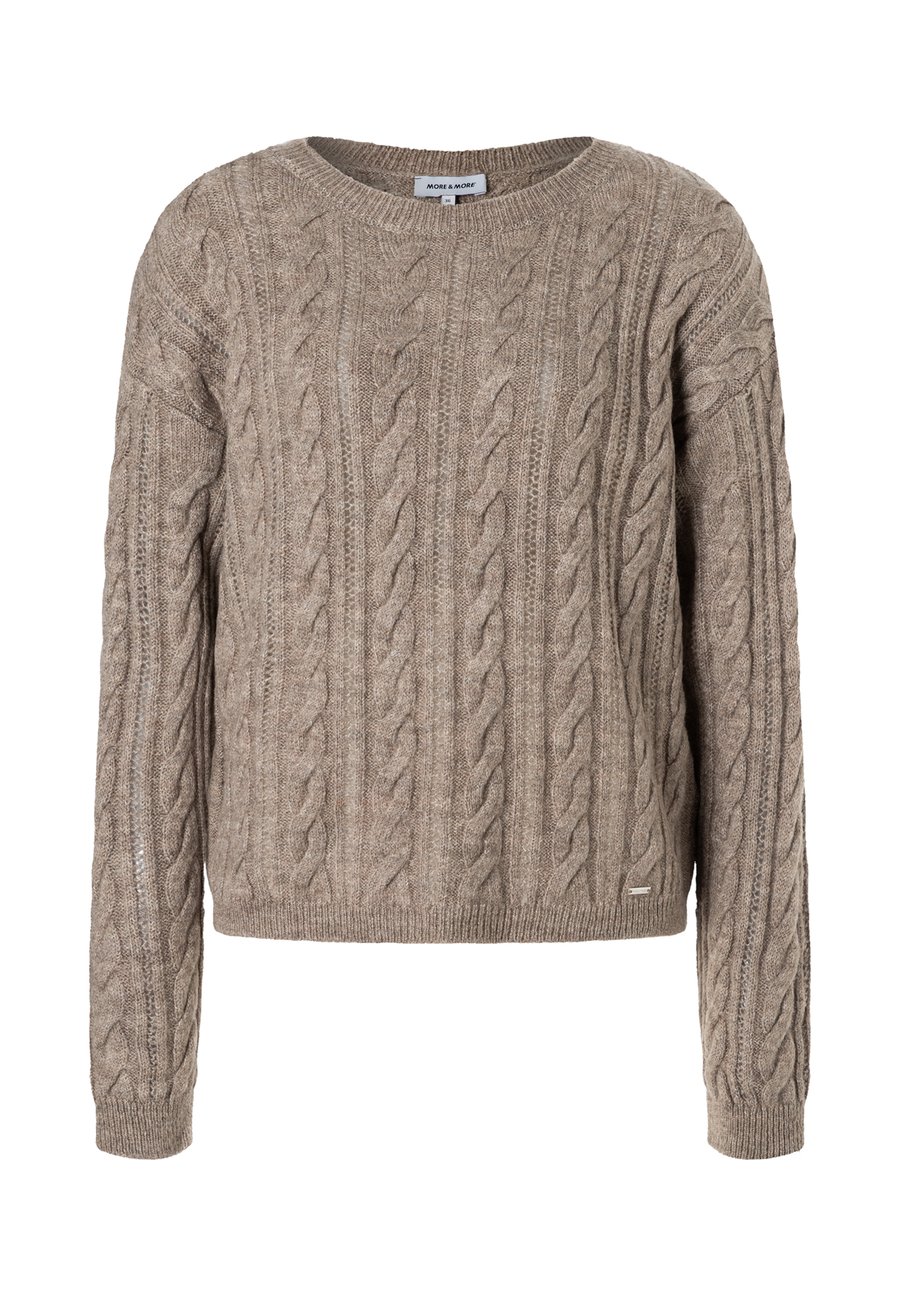 Джемпер More & More Jumper, Taupe Melange/Brown
Джемпер More & More Jumper, Taupe Melange/Brown