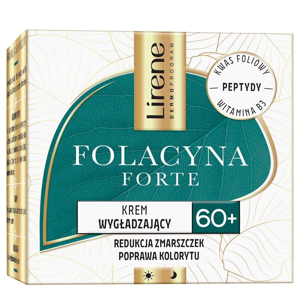 Lirene, Разглаживающий крем Folacyna Forte 60+, 50мл
Lirene, Разглаживающий крем Folacyna Forte 60+, 50мл
