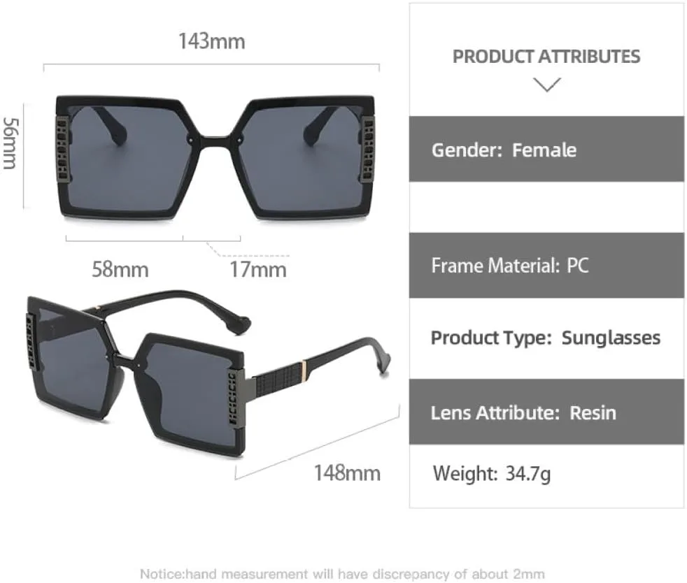Модные большие квадратные солнцезащитные очки для женщин, трендовые солнцезащитные очки в винтажном стиле, сексуальные очки для путешествий MTZJH, Coffee
Модные большие квадратные солнцезащитные очки для женщин, трендовые солнцезащитные очки в винтажном стиле, сексуальные очки для путешествий MTZJH, Coffee
