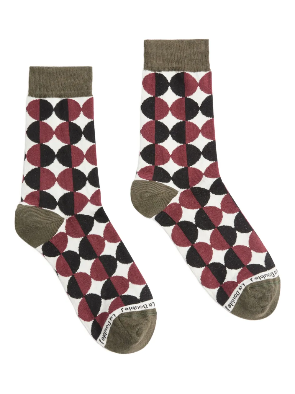 Носки с геометричным узором La DoubleJ, коричневый
Носки с геометричным узором La DoubleJ, коричневый