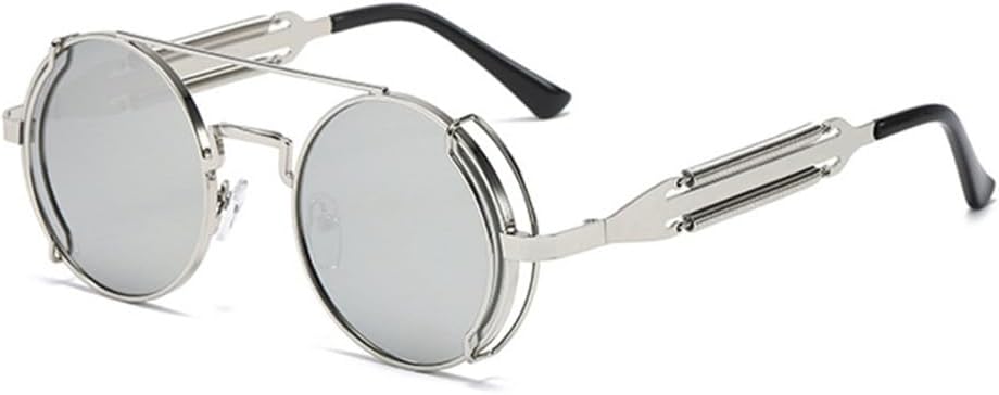 Мужские солнцезащитные очки в стиле стимпанк с круглыми красными линзами, женские солнцезащитные очки в стиле панк с черными металлическими и готическими линзами, защита от ультрафиолета UV400 VFDHN, 8silver Mirrorsilver
Мужские солнцезащитные очки в стиле стимпанк с круглыми красными линзами, женские солнцезащитные очки в стиле панк с черными металлическими и готическими линзами, защита от ультрафиолета UV400 VFDHN, 8silver Mirrorsilver