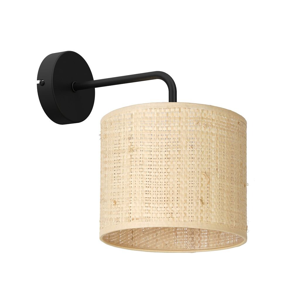 Лампа LUMINEX RATTAN освещение настенный светильник цилиндрический абажур, черный
Лампа LUMINEX RATTAN освещение настенный светильник цилиндрический абажур, черный