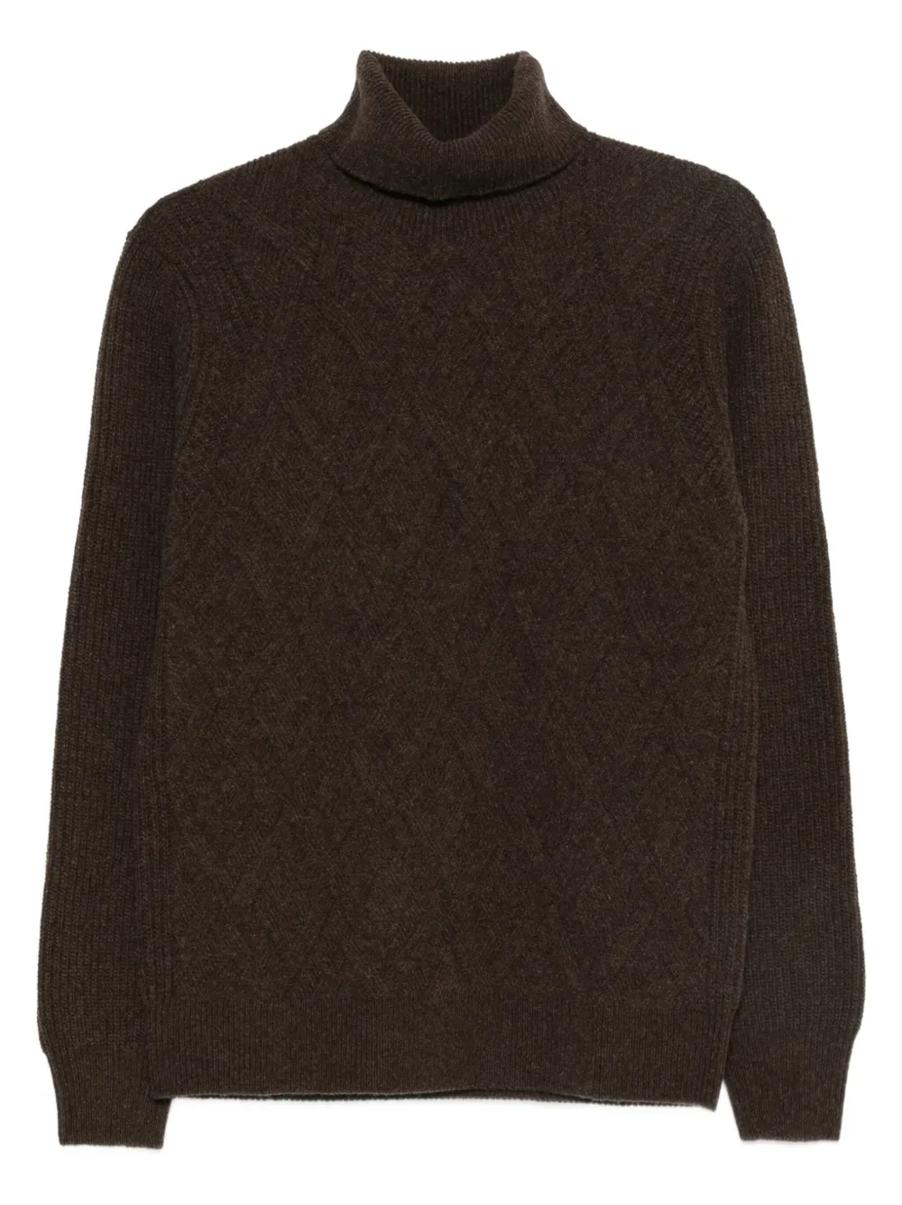 Свитер с высоким воротником Barba, коричневый
Свитер с высоким воротником Barba, коричневый