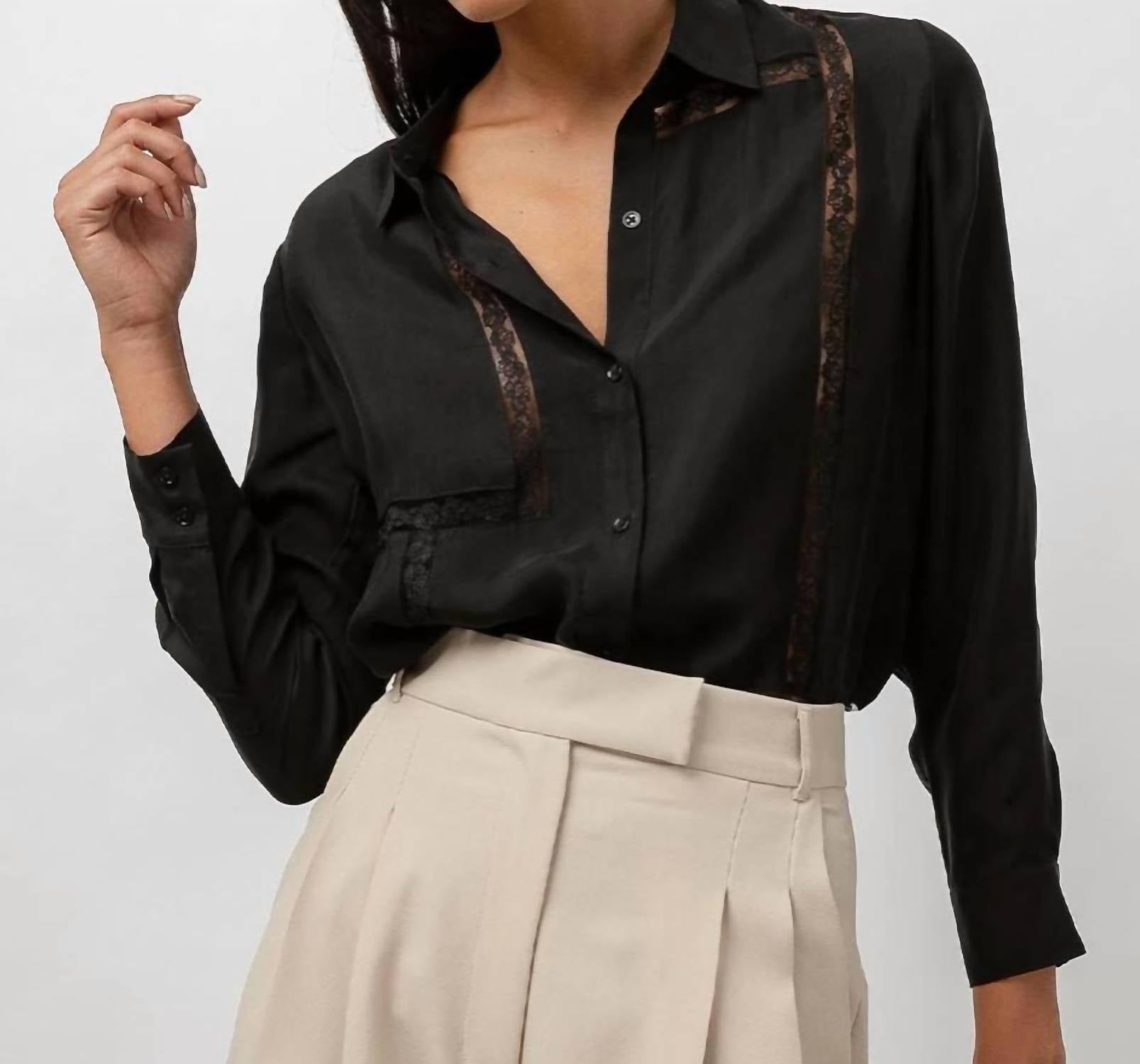 Блузка Мона черного цвета Rails
Блузка Мона черного цвета Rails