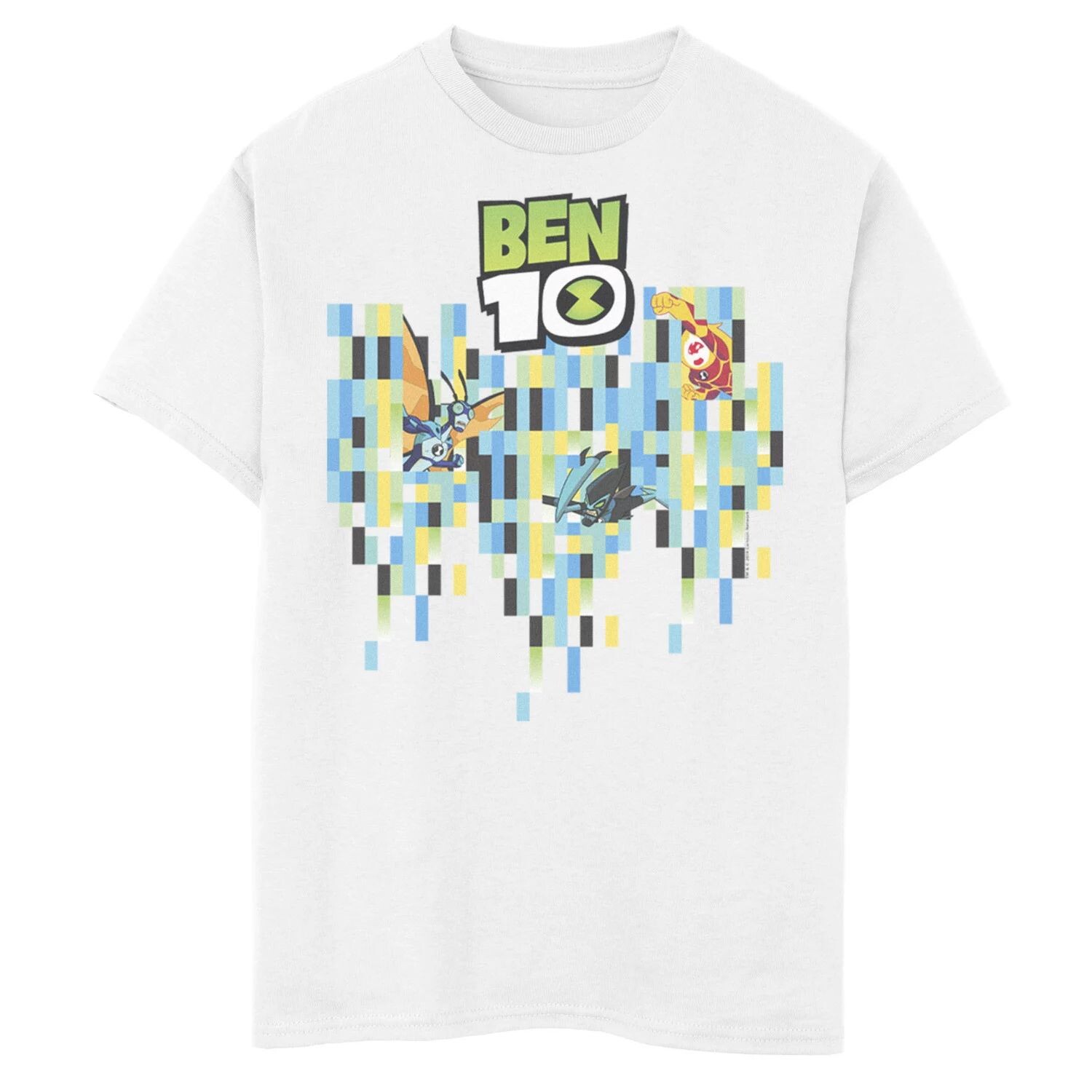 Пиксельная футболка с логотипом Action Group Shot для мальчиков 8–20 лет, CN Ben 10 Licensed Character
Пиксельная футболка с логотипом Action Group Shot для мальчиков 8–20 лет, CN Ben 10 Licensed Character