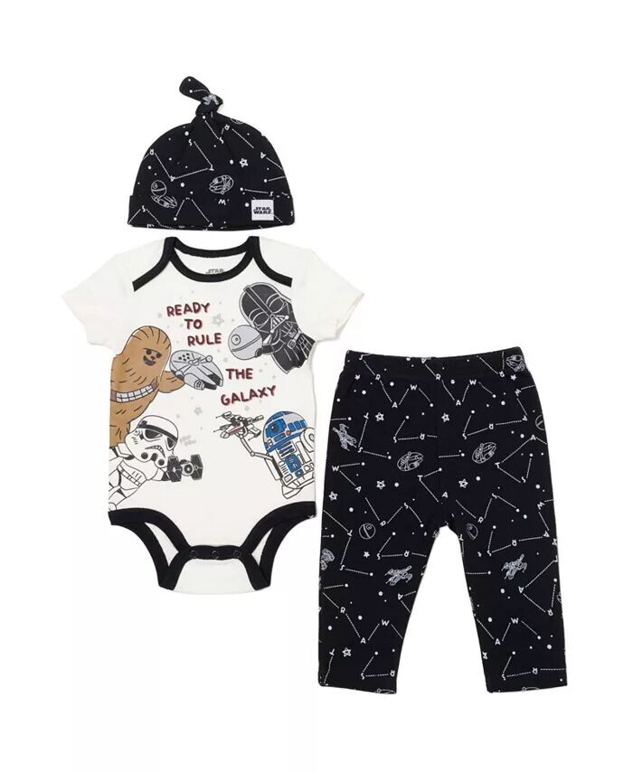 Боди «Мандалорец» для маленьких мальчиков, штаны и шапка, комплект из 3 предметов для новорожденных Star Wars, белый
Боди «Мандалорец» для маленьких мальчиков, штаны и шапка, комплект из 3 предметов для новорожденных Star Wars, белый