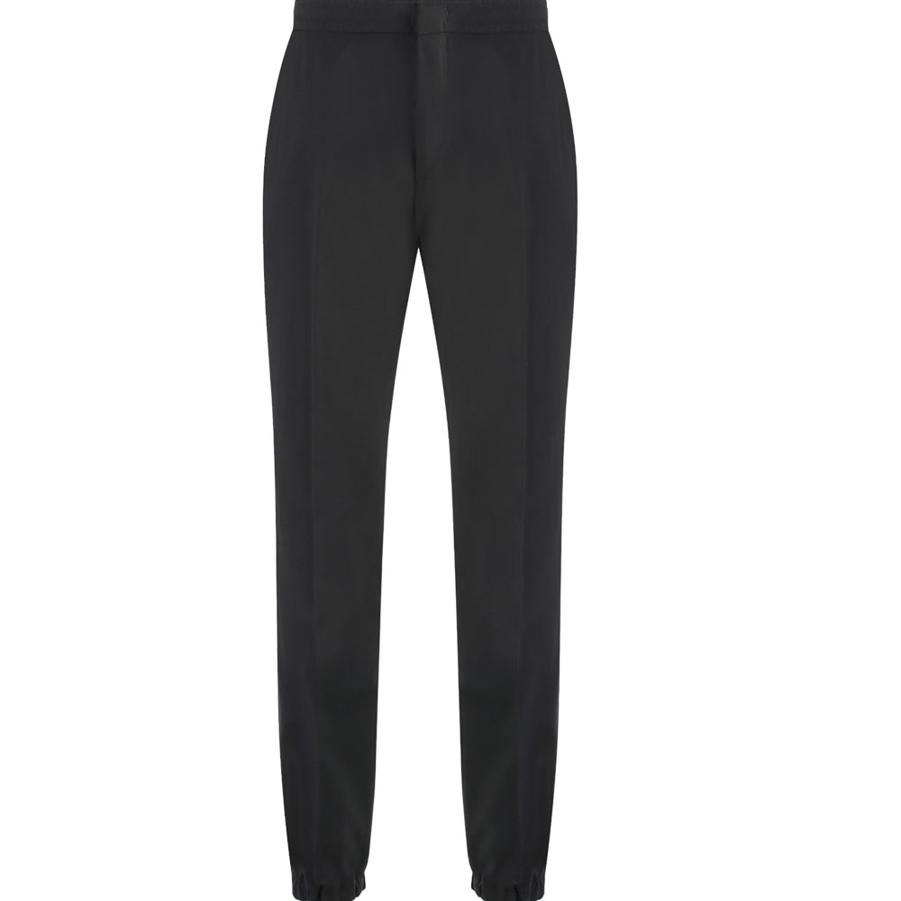 Брюки с зауженными штанинами и эластичными манжетами Ermenegildo Zegna, черный
Брюки с зауженными штанинами и эластичными манжетами Ermenegildo Zegna, черный