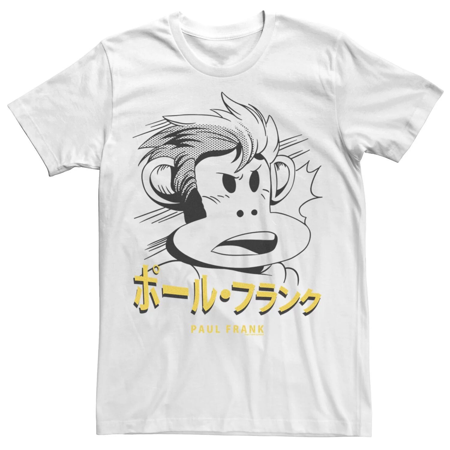 Мужская футболка с портретом и эскизом в стиле кандзи Paul Frank Licensed Character
Мужская футболка с портретом и эскизом в стиле кандзи Paul Frank Licensed Character