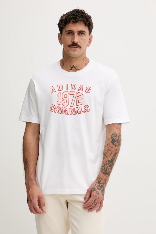 Футболка из хлопка в университетском стиле Adidas Originals, белый
Футболка из хлопка в университетском стиле Adidas Originals, белый