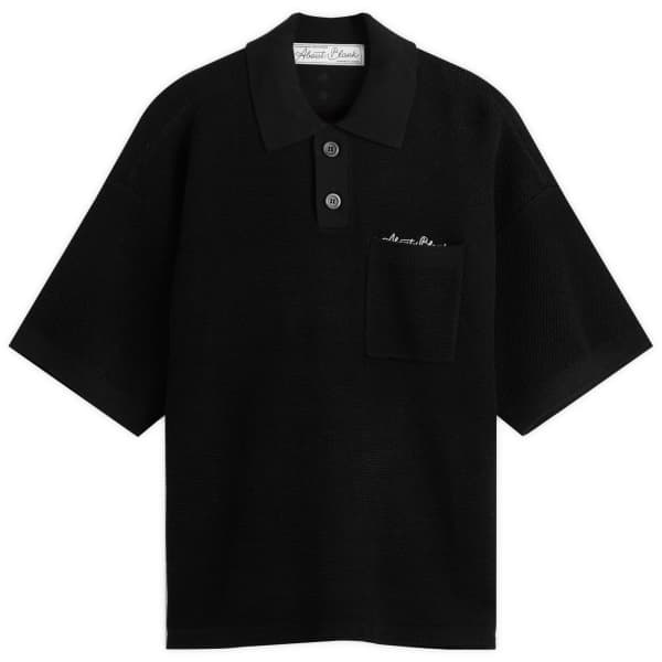 Вязаное поло из пике About:Blank, черный & экрю
Вязаное поло из пике About:Blank, черный & экрю