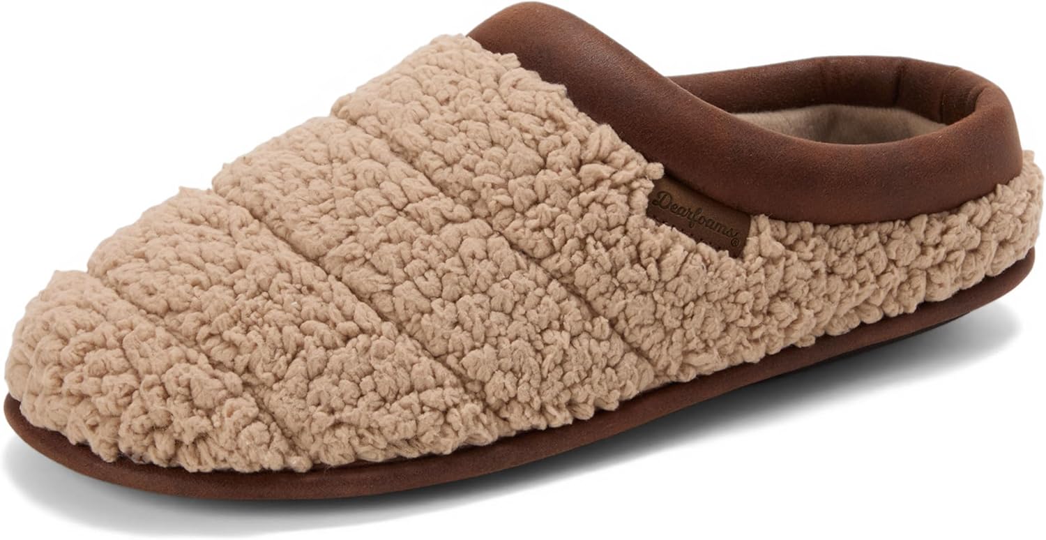 Мужские домашние тапочки Dearfoams Asher с дышащей мемори-пеной, Tan
Мужские домашние тапочки Dearfoams Asher с дышащей мемори-пеной, Tan