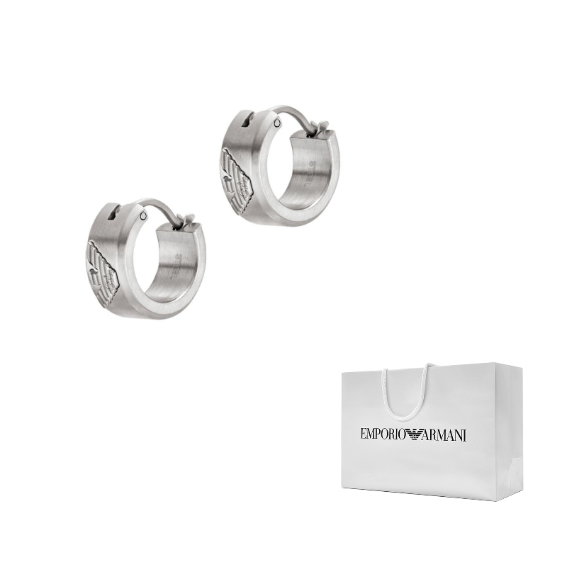 EMPORIO ARMANI Серебряные серьги из нержавеющей стали для мужчин
EMPORIO ARMANI Серебряные серьги из нержавеющей стали для мужчин