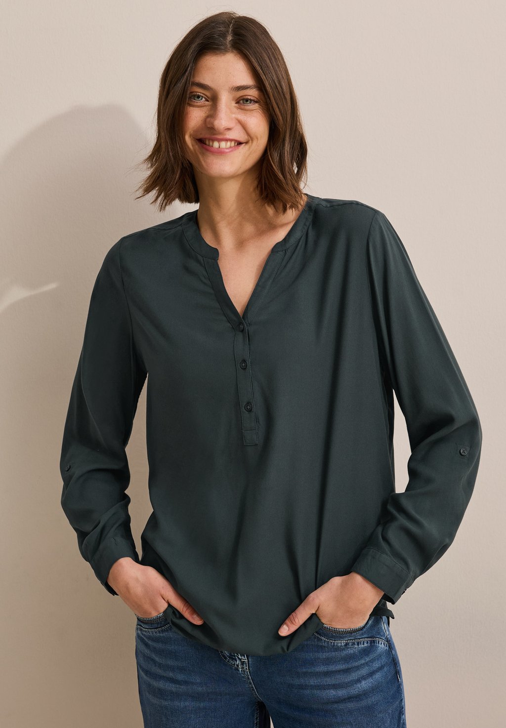 Блуза Cecil, темно-зеленый
Блуза Cecil, темно-зеленый